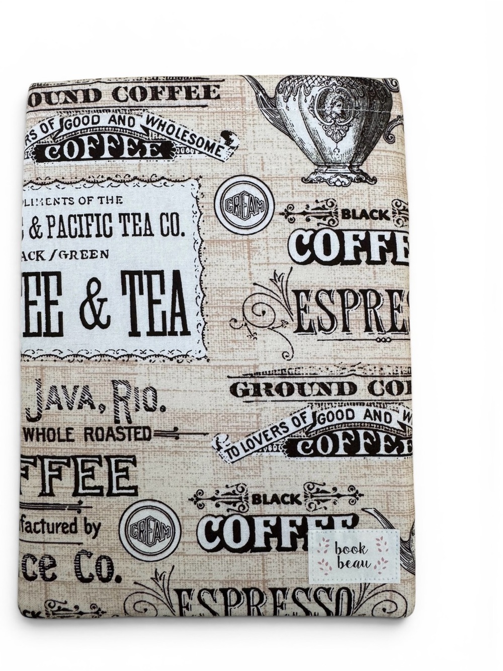 New! “book beau” Book / Kindle Sleeve and Protector. Vintage Design.